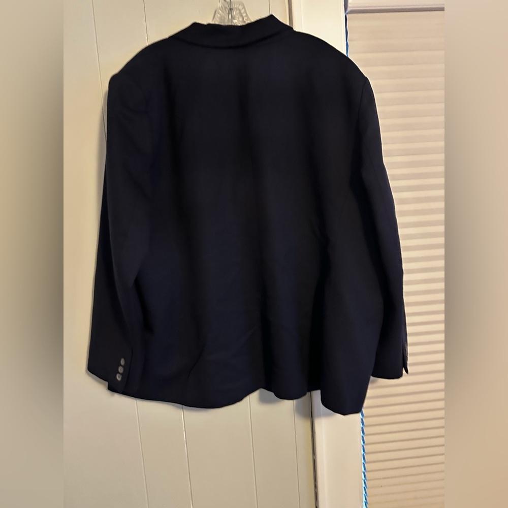Pendleton 100% Wool Navy Blazer Jacket Plus Size … - image 3